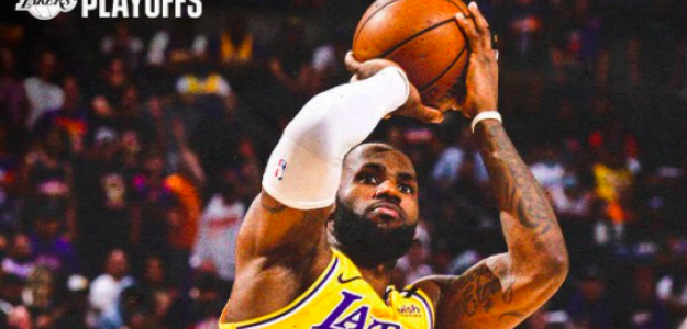 LeBron James, estrella de Los Angeles Lakers.