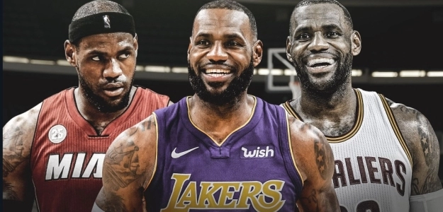 LeBron James, jugador de Los Angeles Lakers.