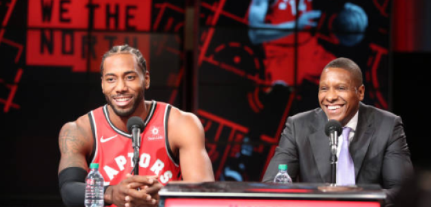 Masai Ujiri, relación con viejas estrellas. Foto: gettyimages