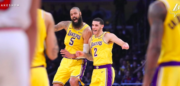 Chandler y Ball celebran una canasta ante los Bulls.