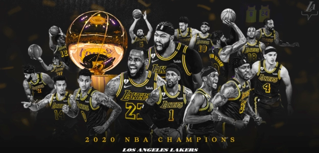 Los Angeles Lakers, campeones de la NBA.