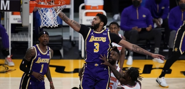 Los Angeles Lakers, cuentas para evitar play-in. Foto: gettyimages