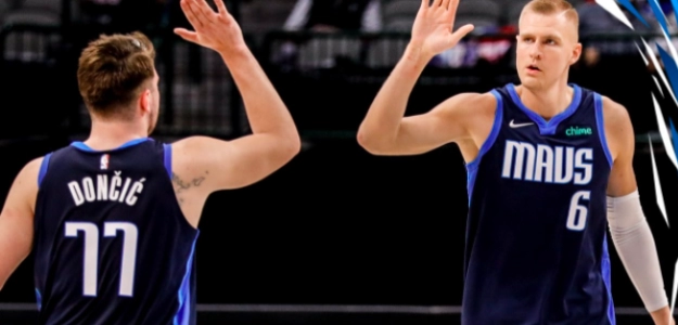 Luka Doncic y Kristaps Porzingis, estrellas de Dallas Mavericks.