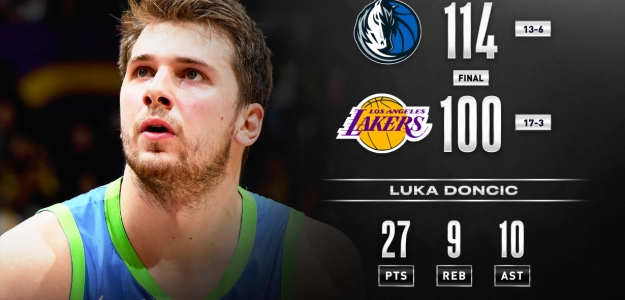 Luka Doncic completó un gran partido en su regreso.