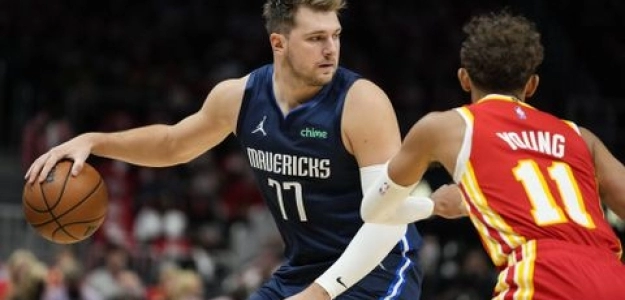 Luka Doncic y Trae Young, jóvenes estrellas de la NBA.