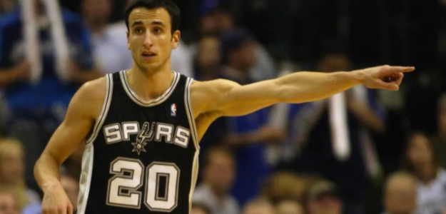 Manu Ginóbili, uno de los mejores de la historia de San Antonio Spurs.