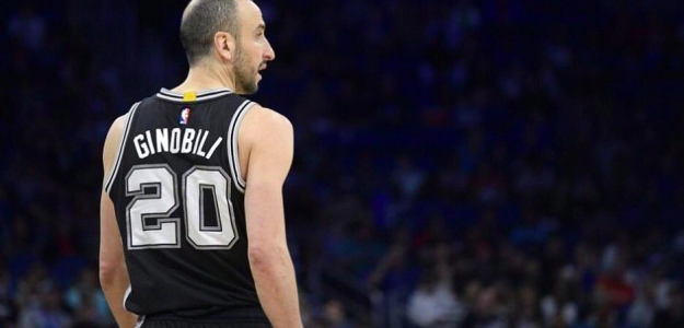 Manu Ginobili, jugador de San Antonio Spurs. Foto: @spurs