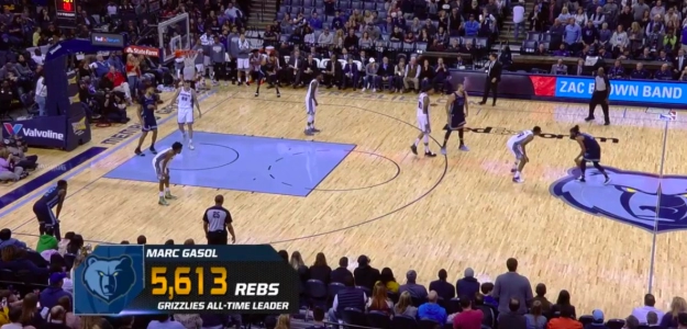 Marc Gasol superó el récord de Randolph.
