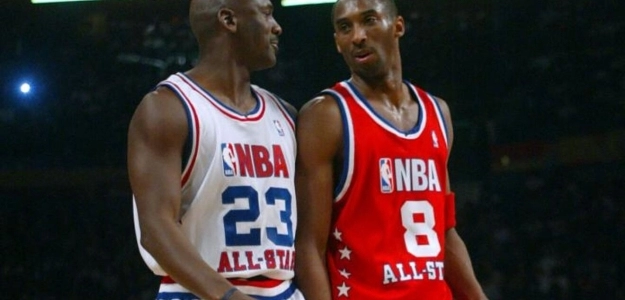 Michael Jordan y Kobe Bryant, segunda temporada The Last Dance. Foto: gettyimages