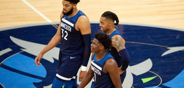 Minnesota Timberwolves, Big 3 en temporada 2022. Foto: gettyimages