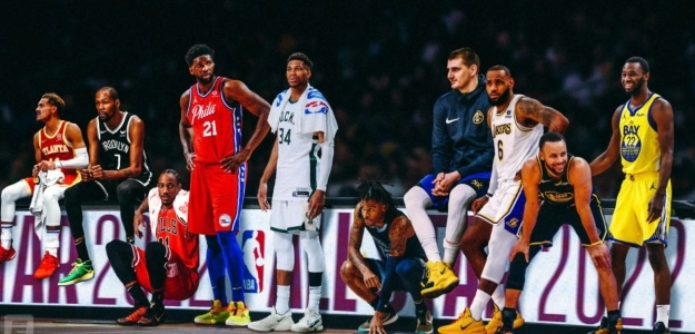 Los 10 titulares del All Star Game 2022, en un montaje de ESPN.