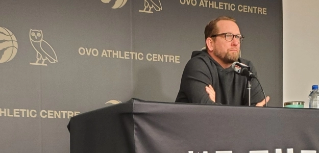 Nick Nurse, entrenador de los Raptors.