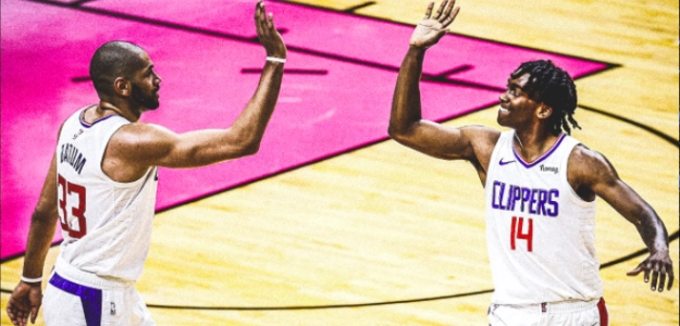 Los Clippers jugaron un partido muy serio en Miami.