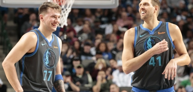 Dirk y Luka, los responsables del crecimiento. Foto: NBA.com