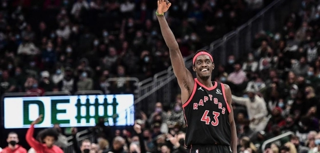 Pascal Siakam, reacción de orgullo con Toronto Raptors. Foto: gettyimages