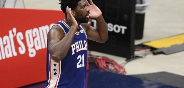 Joel Embiid, protagonista en playoffs NBA 2021. Foto: gettyimages