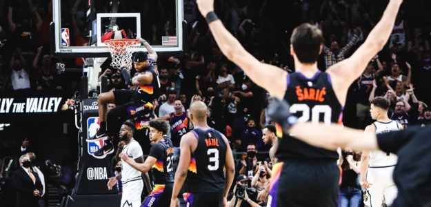 Los Suns ganaron a los Nuggets en el primer duelo de la serie.