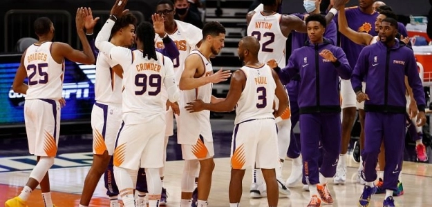 Phoenix Suns, lucha primera plaza Conferencia Oeste NBA 2021. Foto: gettyimages