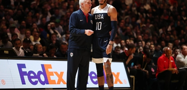 Greg Popovich y Jason Tatum | Foto: usab.com