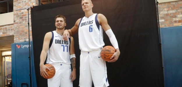 Kristaps Porzingis y Luka Doncic | Foto: getty images