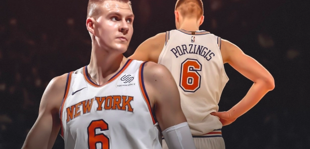 Porzingis, jugador de los Knicks. 
