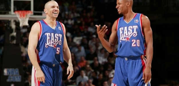 Jason Kidd y Ray Allen, en un All Star Game.