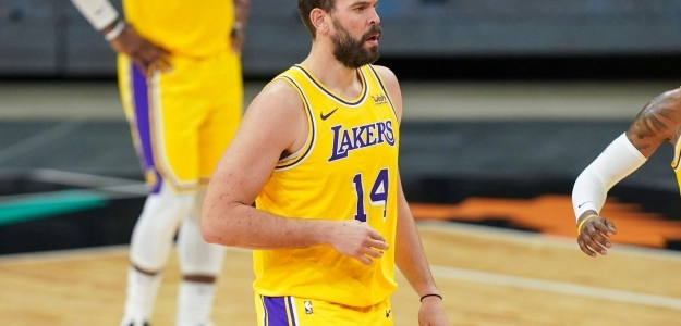 Marc Gasol con Los Angeles Lakers.
