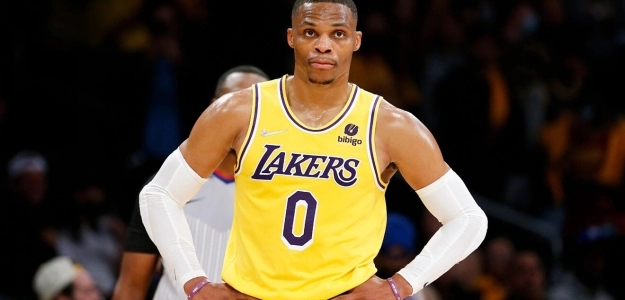 Russell Westbrook, jugador de Los Angeles Lakers.