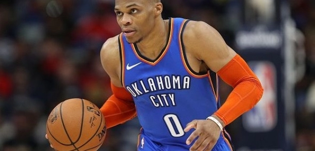 Russell Westbrook, jugador de Oklahoma City Thunder.