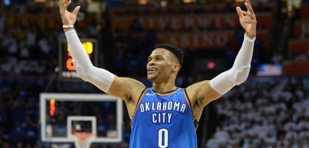 Russell Westbrook, jugador de Oklahoma City Thunder.