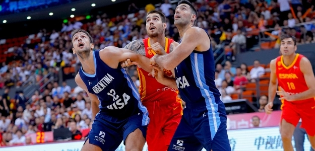 Luis Scola fue la figura de Argentina con 24 puntos. Foto: @CABB