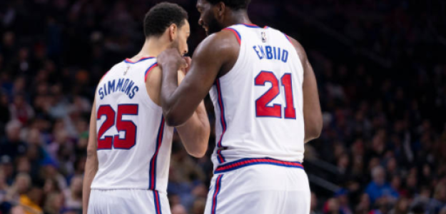 Ben Simmons y Joel Embiid, ¿pueden jugar juntos? Foto: gettyimages