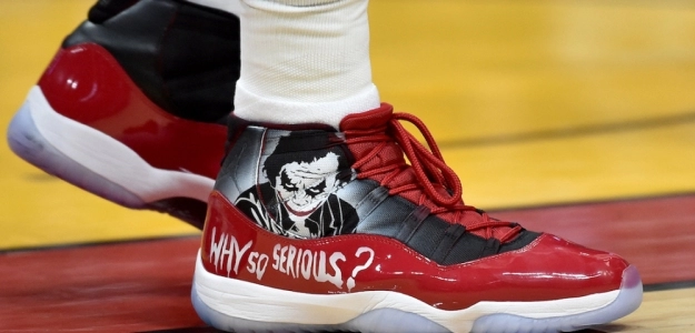 Zapatillas de Hassan Whiteside durante un partido.