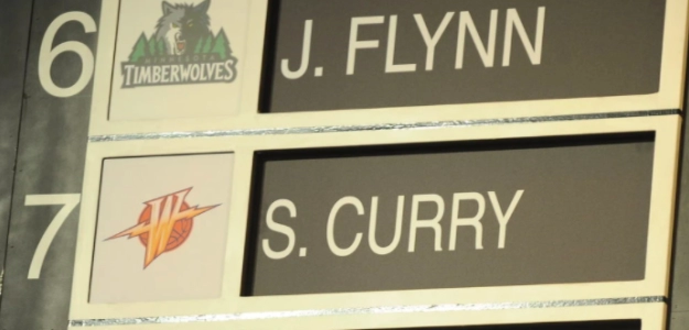 Steph Curry fue elegido en la posición número 7 del Draft.