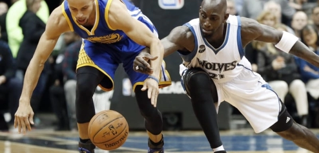 Stephen Curry y Kevin Garnett, dos de los mejores pagados. 