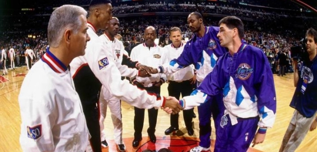 Jordan-Pippen vs. Stockton-Malone, dos de las mejores parejas de la historia de la NBA.