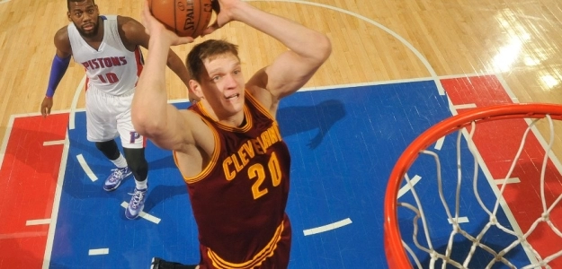 Mozgov en Cleveland, donde jugó su mejor baloncesto. Foto: nba,com