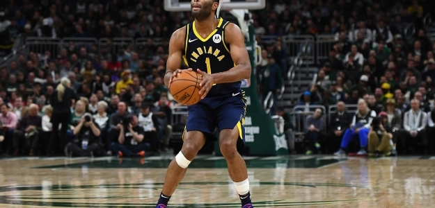 TJ Warren, con la camiseta de Indiana Pacers. 