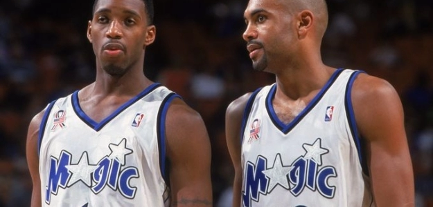 Tracy McGrady y Grant Hill en Orlando Magic.