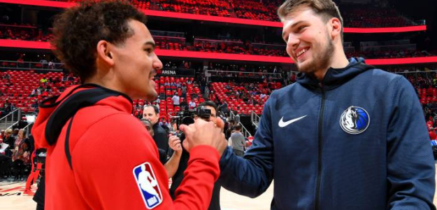 Trae Young y Luka Doncic, en un Dallas-Atlanta.