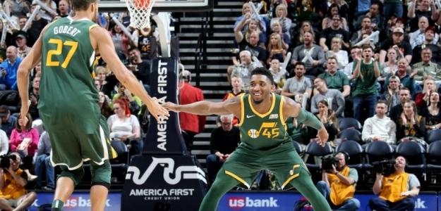 Donovan Mitchell y Rody Gobert, estrellas de Utah Jazz.