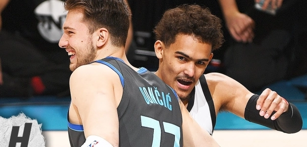 Luka Doncic y Trae Young, los dos mejores novatos de la NBA.