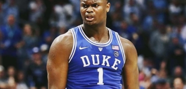Zion Williamson, jugador de la Universidad de Duke.