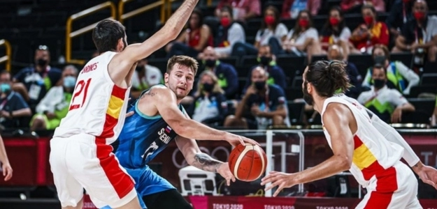 Luka Doncic, estrella de Eslovenia.