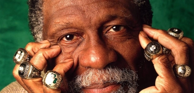 Bill Russell, uno de los jugadores más legendarios de la historia de la NBA.