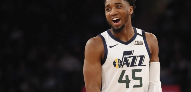 Donovan Mitchell, con los Utah Jazz