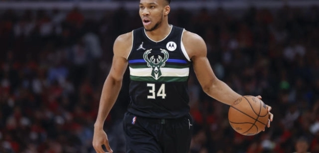 Giannis Antetokounmpo, en un partido con los Milwaukee Bucks