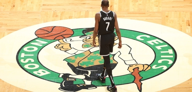 Kevin Durant, en el TD Garden
