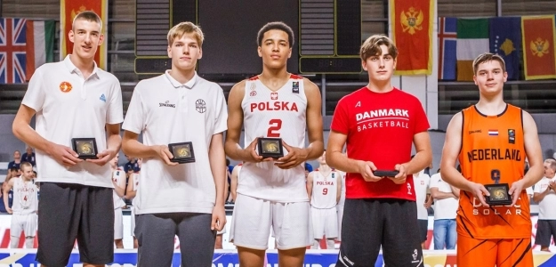 Jeremy Sochan, con la selección de Polonia Sub-16