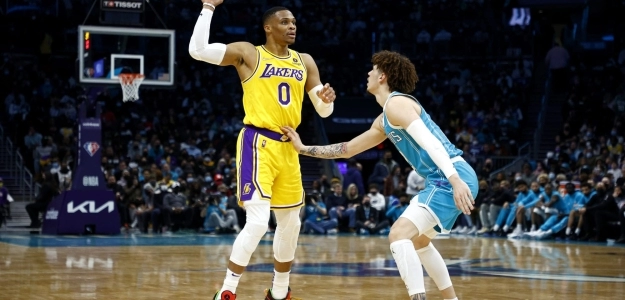 Russell Westbrook, con Los Angeles Lakers